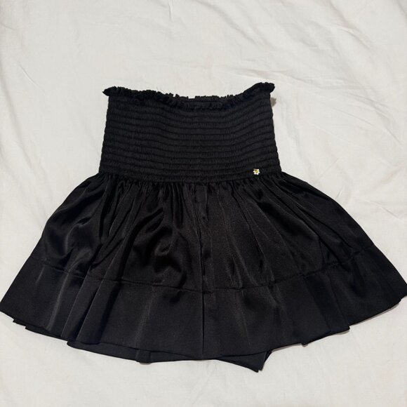 Natural Life Smocked Waist High Waist Silky Shorts - Picture 4 of 4